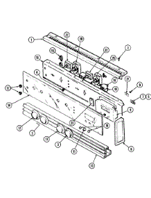 03 - Control Panel parts for Maytag Oven CWE7000ACB from AppliancePartsPros.com