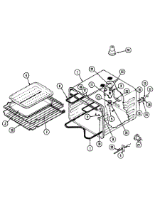 06 - Oven-Upper & Lower parts for Maytag Oven CWE7000ACB from AppliancePartsPros.com