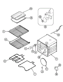 05 - Oven parts for Maytag Oven CWE7830ACE from AppliancePartsPros.com