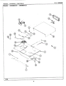 04 - Internal Controls parts for Maytag Oven CWE9000ACB from AppliancePartsPros.com