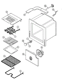 05 - Oven parts for Maytag Oven CWE9000CDE from AppliancePartsPros.com