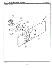 02 - Blower Motors-Cooling parts for Maytag Oven CWE9900 from AppliancePartsPros.com