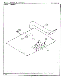 06 - Internal Controls parts for Maytag Oven CWE9900 from AppliancePartsPros.com
