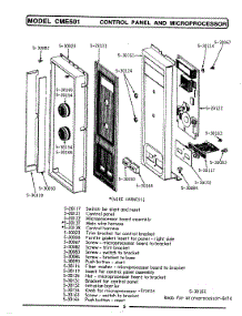 03 - Front Support Assembly parts for Maytag Oven CWG300 from AppliancePartsPros.com