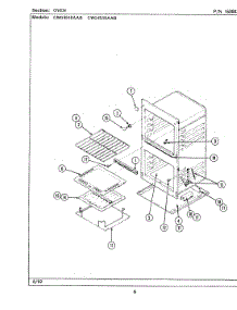 06 - Oven parts for Maytag Oven CWG3510AAB from AppliancePartsPros.com