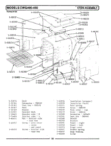 04 - Oven Assembly parts for Maytag Oven CWG400 from AppliancePartsPros.com