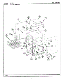 07 - Oven parts for Maytag Oven CWG402 from AppliancePartsPros.com