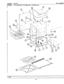 08 - Oven parts for Maytag Oven CWG4020AAB from AppliancePartsPros.com