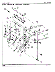 02 - Body parts for Maytag Oven CWG4020BAB from AppliancePartsPros.com