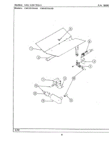 05 - Gas Controls parts for Maytag Oven CWG4510AAB from AppliancePartsPros.com