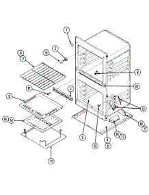 06 - Oven parts for Maytag Oven CWG4510BAB from AppliancePartsPros.com