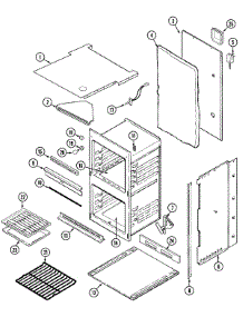 04 - Oven / Body parts for Maytag Oven CWG4600AAB from AppliancePartsPros.com