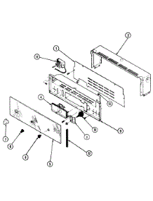 03 - Control Panel parts for Admiral Oven CWGA200AAB from AppliancePartsPros.com
