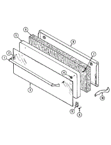 05 - Drawer parts for Admiral Oven CWGA200AAB from AppliancePartsPros.com