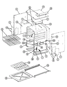 07 - Oven parts for Admiral Oven CWGA200AAB from AppliancePartsPros.com