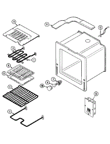 04 - Oven parts for Maytag Oven CX9875VVV from AppliancePartsPros.com