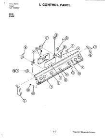 05 - Control Panel parts for Jenn-Air Range D146 from AppliancePartsPros.com