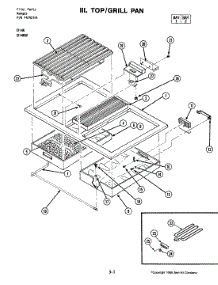 09 - Top parts for Jenn-Air Range D146 from AppliancePartsPros.com