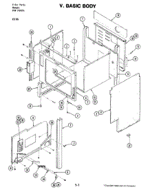 04 - Body parts for Jenn-Air Range D156 from AppliancePartsPros.com