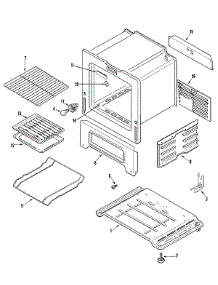 05 - Oven / Base parts for Maytag Range D31111WAWL from AppliancePartsPros.com