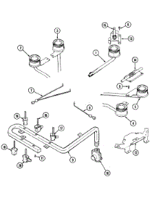 03 - Gas Controls (Pilot) parts for Maytag Cooktop D8320PA-L from AppliancePartsPros.com