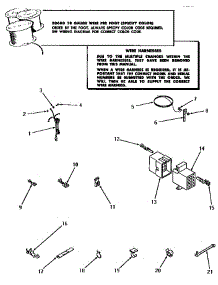 16 - Power Cord, Wire And Terminals parts for Amana Washer DA1040 from AppliancePartsPros.com