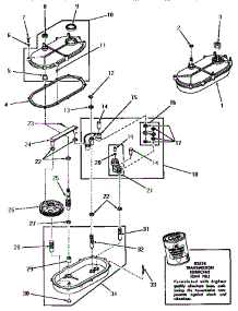 20 - Transmission Assy parts for Amana Washer DA1040 from AppliancePartsPros.com