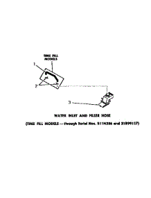 25 - Water Inlet & Filler Hose parts for Amana Washer DA3080 from AppliancePartsPros.com