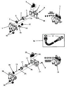 04 - 25832 And 25833 Mixing Valve Assemblies parts for Amana Washer DA3201 from AppliancePartsPros.com