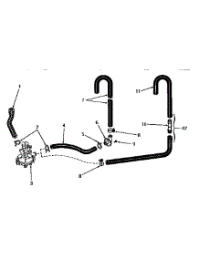 15 - Drain parts for Amana Washer DA3201 from AppliancePartsPros.com