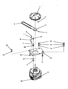 19 - Motor And Fluid Drive parts for Amana Washer DA3201 from AppliancePartsPros.com
