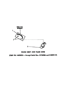 23 - Water Inlet & Filler Hose parts for Amana Washer DA3210 from AppliancePartsPros.com