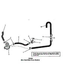13 - Drain parts for Amana Washer DA3211 from AppliancePartsPros.com