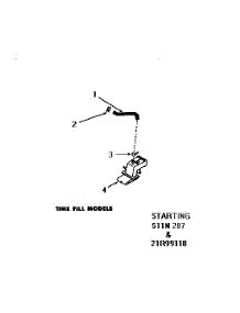 24 - Water Inlet & Filler Hose parts for Amana Washer DA3211 from AppliancePartsPros.com