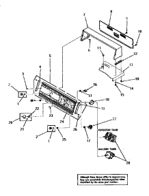 07 - Control Panel, Control Hood And Controls parts for Amana Washer DA3500 from AppliancePartsPros.com