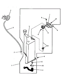 20 - Reservoir & Drain Valve parts for Amana Washer DA3660 from AppliancePartsPros.com