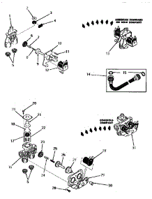 13 - Mixing Valve Assemblies parts for Amana Washer DA3661 from AppliancePartsPros.com