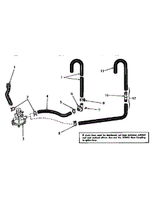10 - Drain parts for Amana Washer DA3781 from AppliancePartsPros.com