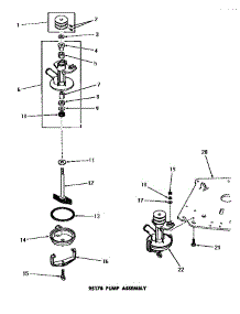 02 - 25178 Pump Assy parts for Amana Washer DA3820 from AppliancePartsPros.com