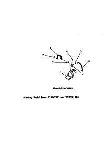 22 - Water Inlet & Filler Hose parts for Amana Washer DA3820 from AppliancePartsPros.com