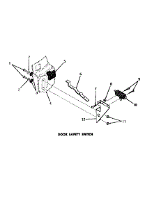 14 - Door Safety Switch parts for Amana Washer DA6071 from AppliancePartsPros.com