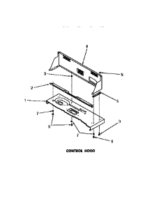 11 - Control Hood parts for Amana Washer DA6100 from AppliancePartsPros.com