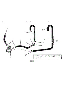 15 - Drain parts for Amana Washer DA6101 from AppliancePartsPros.com