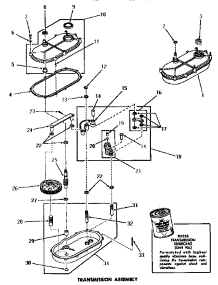 25 - Transmission Assy parts for Amana Washer DA6101 from AppliancePartsPros.com