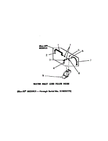 26 - Water Inlet & Filler Hose parts for Amana Washer DA6101 from AppliancePartsPros.com