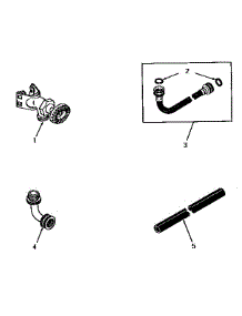 05 - Accessories parts for Amana Washer DA6111 from AppliancePartsPros.com