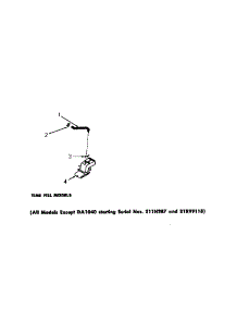 25 - Water Inlet And Filler Hose parts for Amana Washer DA6121 from AppliancePartsPros.com