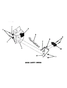 14 - Door Safety Switch parts for Amana Washer DA6191 from AppliancePartsPros.com