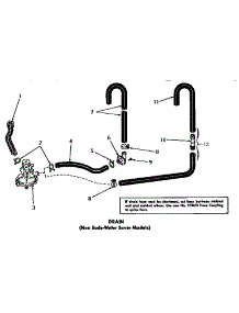 15 - Drain parts for Amana Washer DA6191 from AppliancePartsPros.com