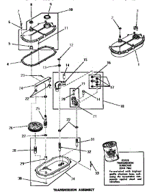 24 - Transmission Assy parts for Amana Washer DA6191 from AppliancePartsPros.com